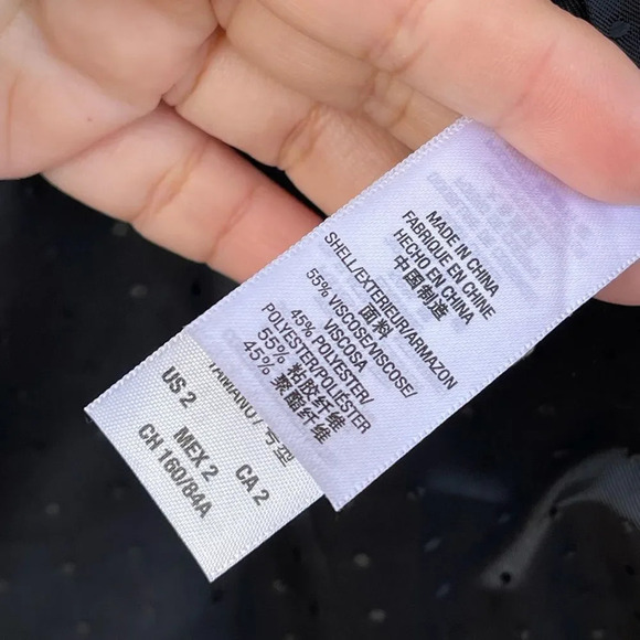 Juice Couture Notched Lapel goth Single-Breasted Blazer size 2 - Picture 12 of 14